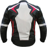 Classyak Motorcycle Real Leather Jacket with Armour